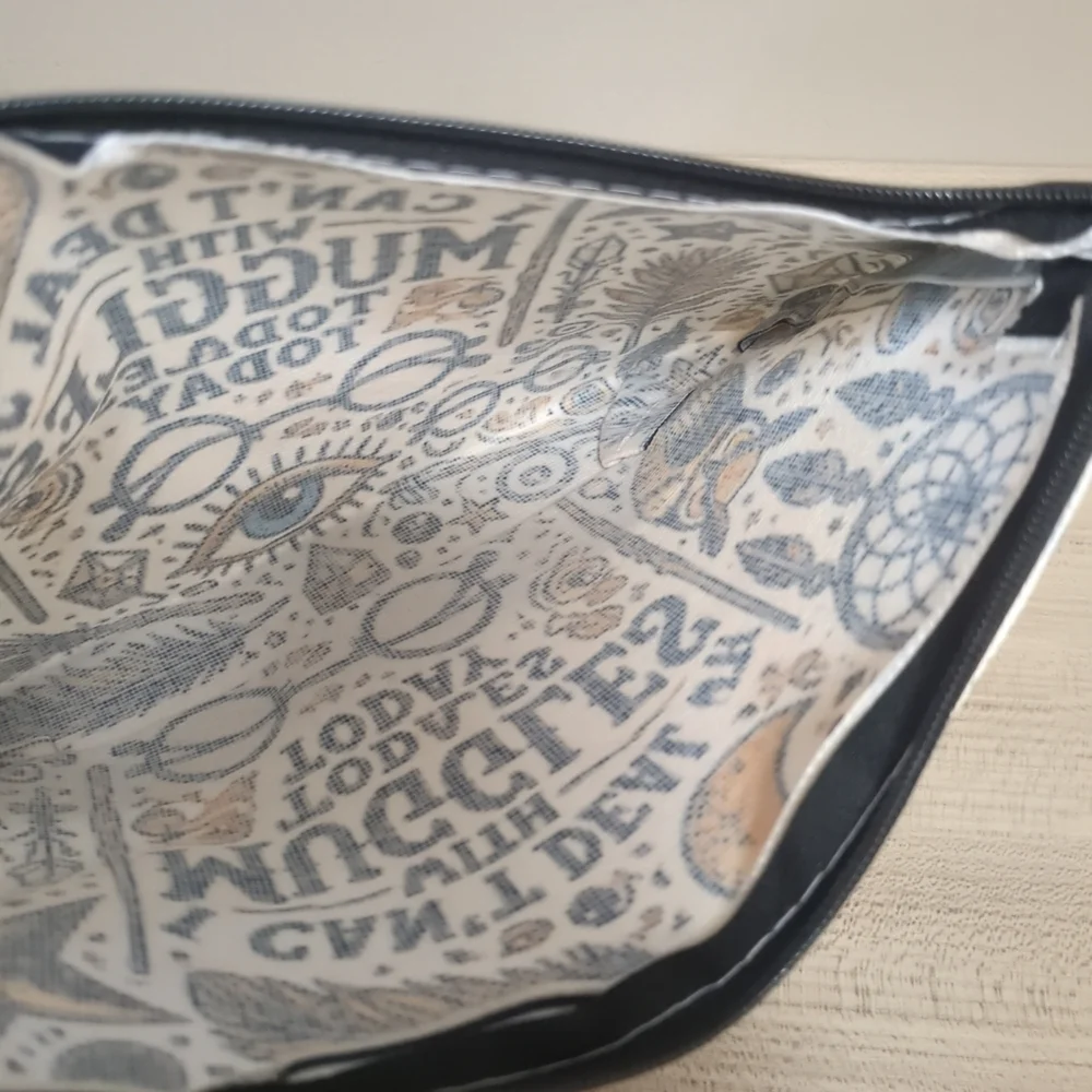 Magic Themed Pouch with Owl and Stars